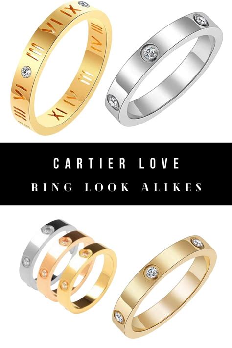 replica cartier love|cartier love ring look alike.